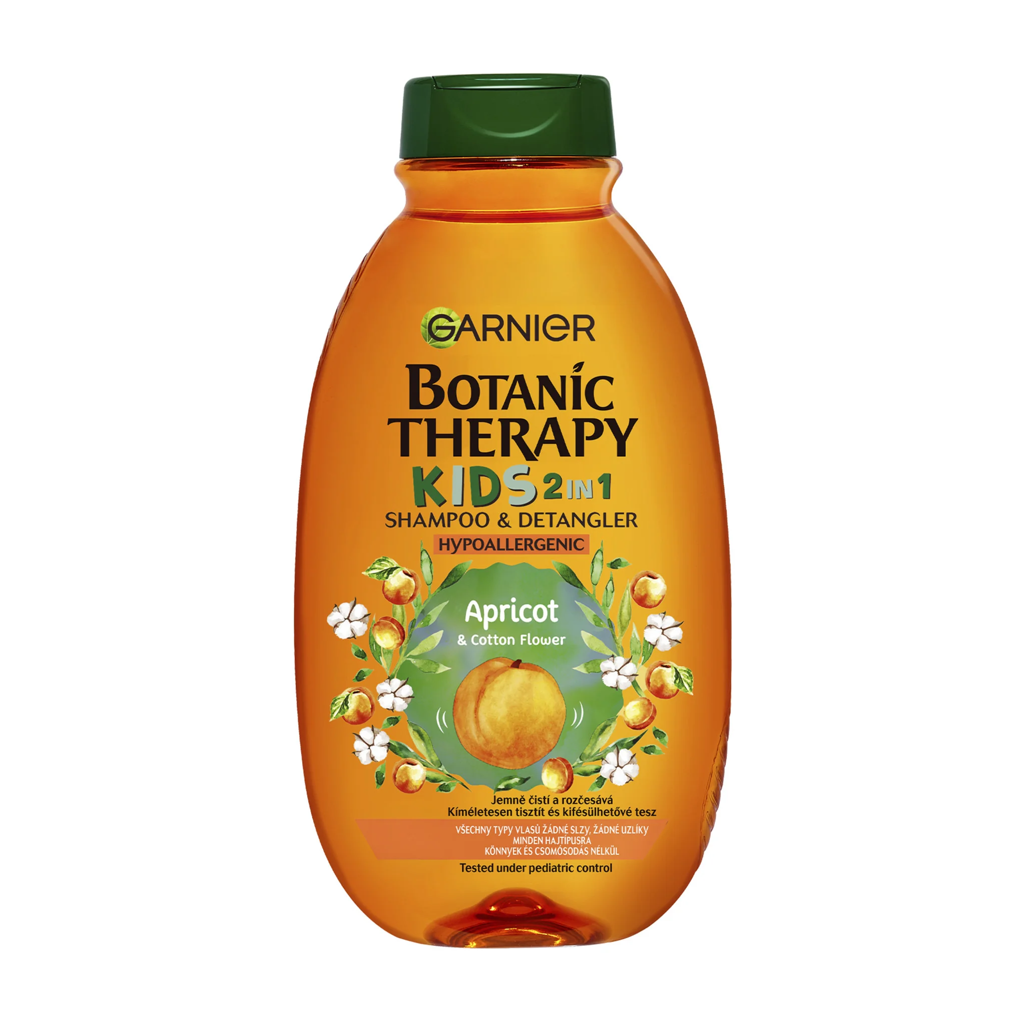 Garnier  Botanic Therapy Disney Kids Leví kráľ marhuľa 2v1 šampón&kondicionér 400 ml 1× 400ml, šampón a kondicionér