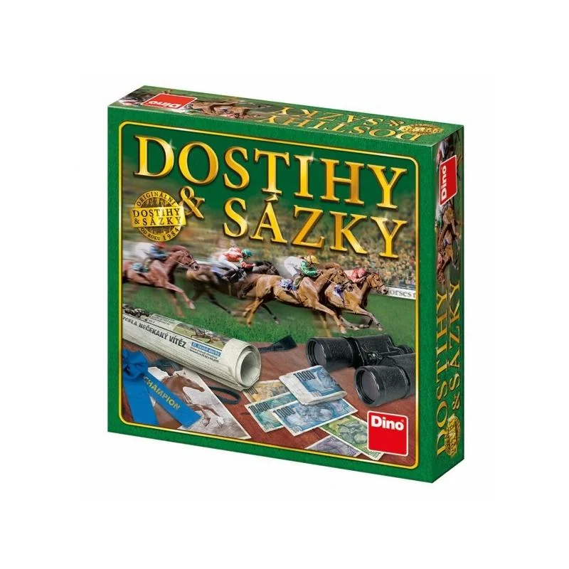 Dino Dostihy a stávky NOVÉ spoločenská hra v krabici 29,5x29,5x7cm