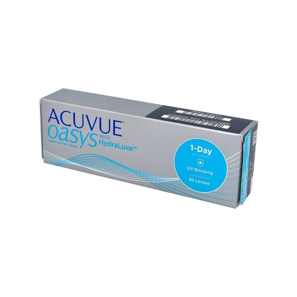 Denné Acuvue Oasys 1-Day s technológiou Hydraluxe (30 šošoviek) Dioptrie: -10.5, Zakrivenie: 9