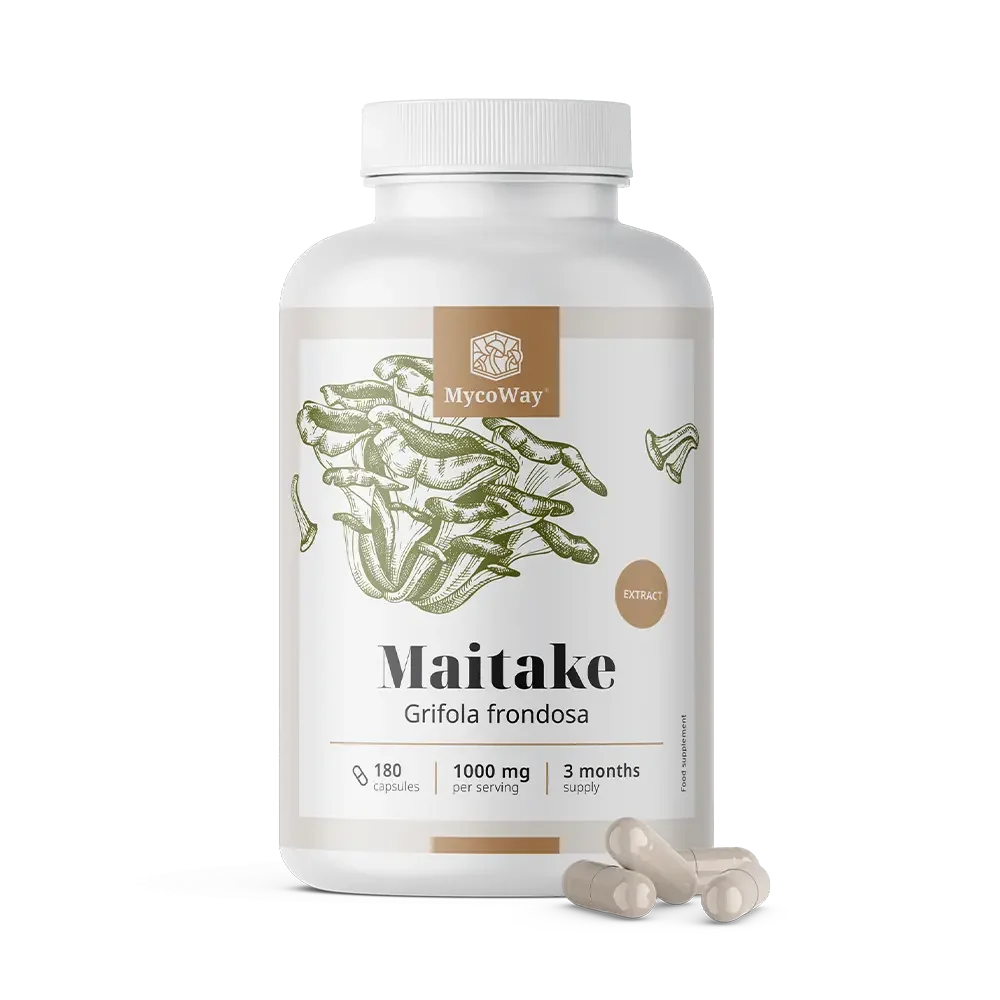 MYCOWAY Maitake 1000 mg – extrakt, 180 kapsúl 180 cps