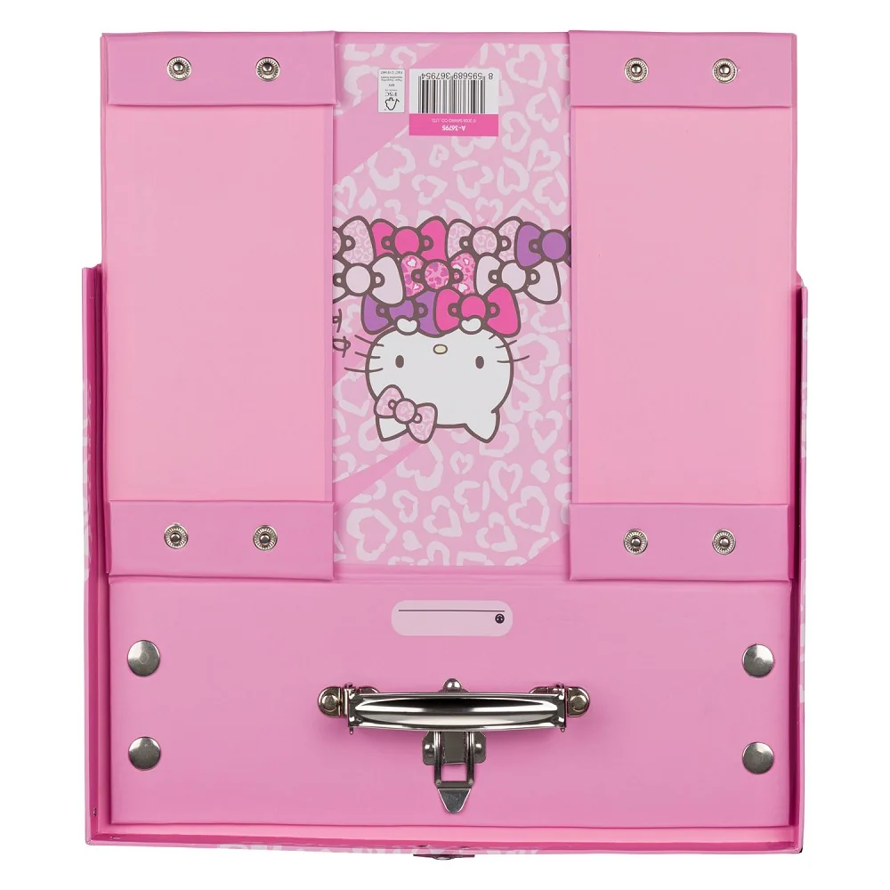 Skladací školský kufrík Hello Kitty Sweet Leopard 33x23x10 cm