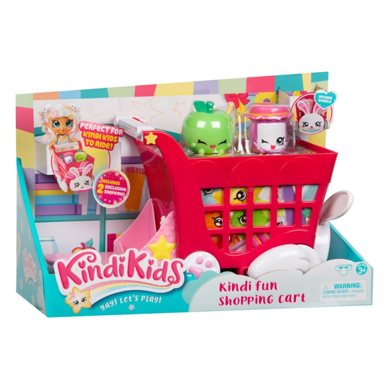 Kindi Kids nákupný vozík s príslušenstvom pre bábiky