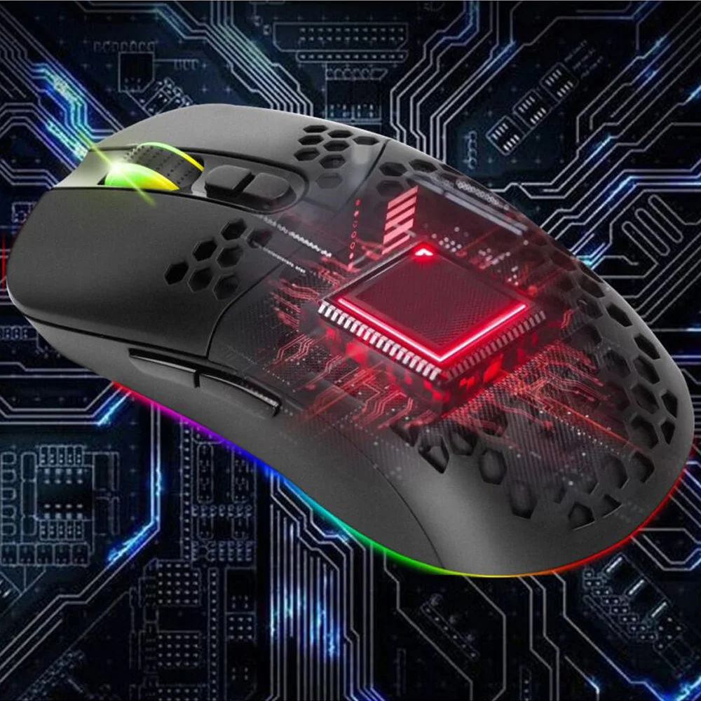 Eveon BM-800 RGB bezdrôtová herná myš, čierna