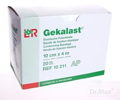 GEKALAST HYDROF. ELAST. FIXAČNÝ OBVAZ 10cmx4m 1x20 ks