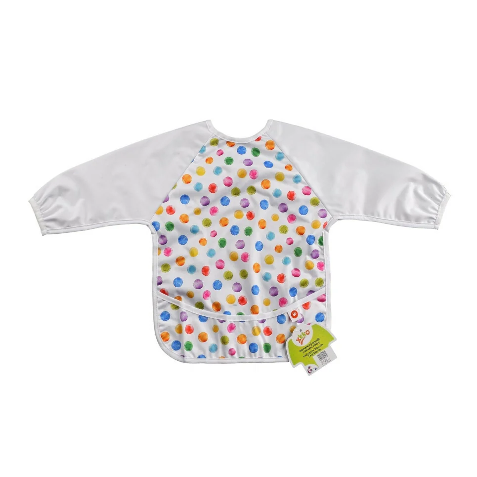 XKKO Bambusový podbradník Scandinavian Baby Pink Cross