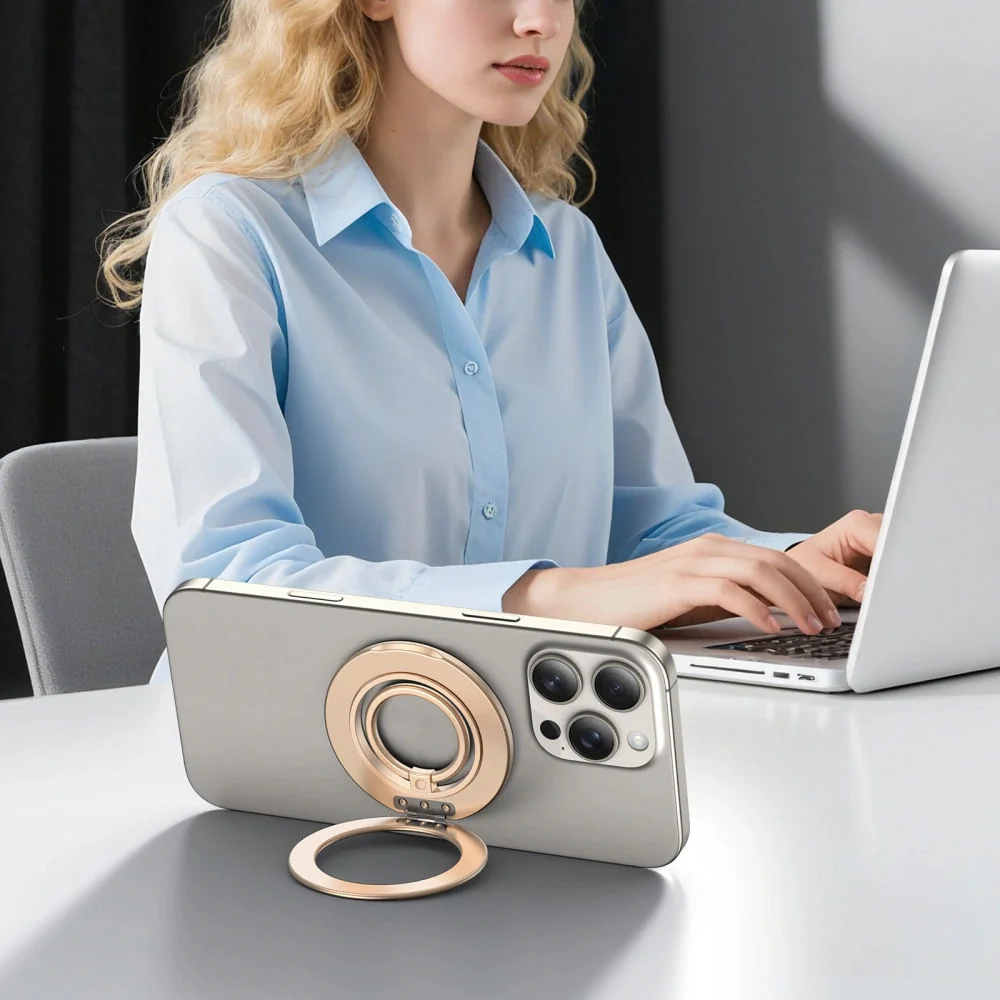 Tech-Protect Ring MagSafe držiak na mobil na prst, zlatý
