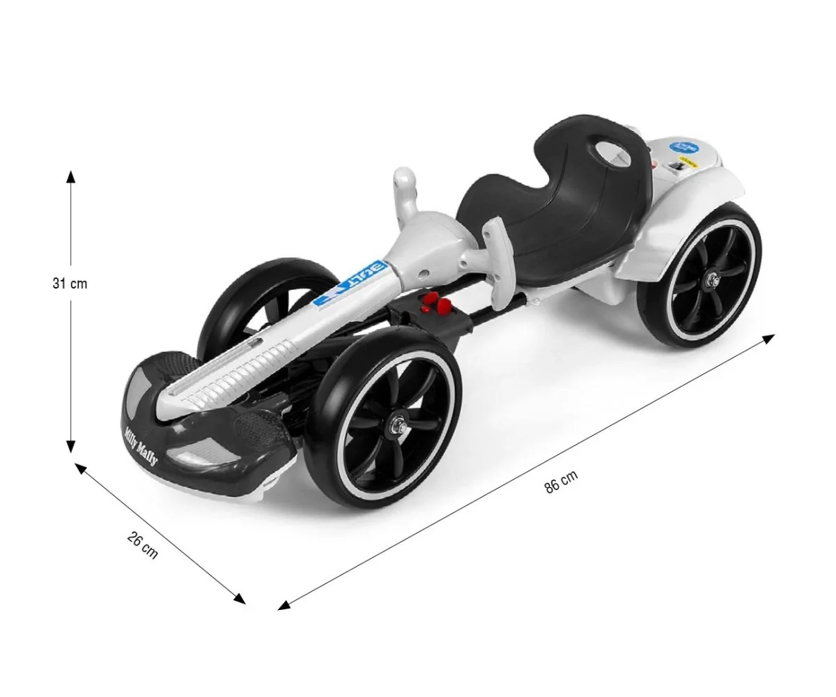 Elektrická motokára s diaľkovým ovládaním a LED efektmi GOKART