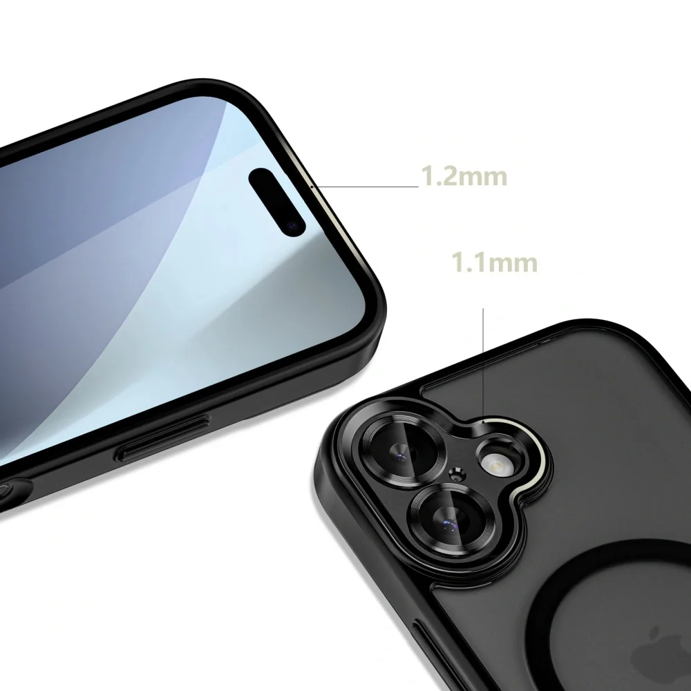 Tech-Protect MagCam MagSafe kryt na iPhone 17, čierny