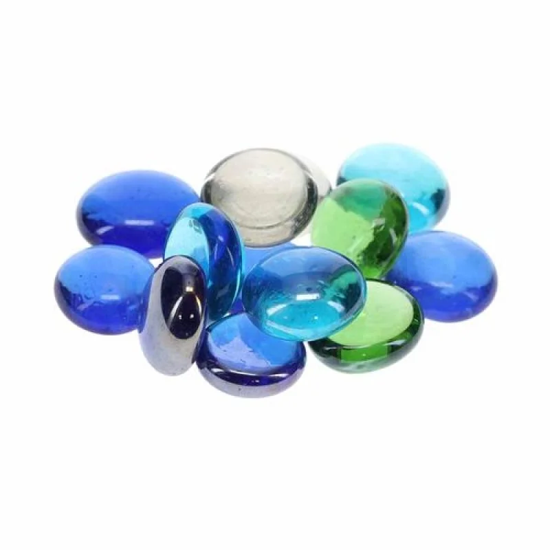EBI AQUA DELLA Dekoračné sklenené kamienky do akvária 17-19mm +-/300g