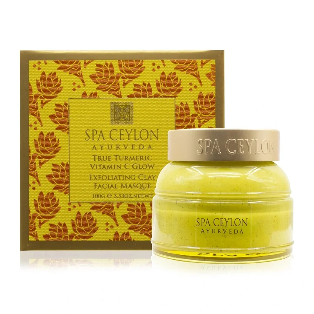 Exfoliačná ílová pleťová maska z kurkumy True Turmeric 100 g