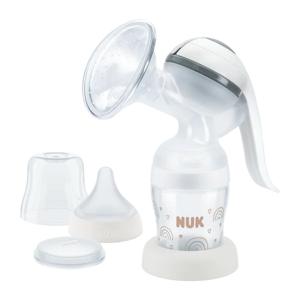 NUK Manuálna prsná pumpa 1×1 ks, manuálna odsávačka mlieka
