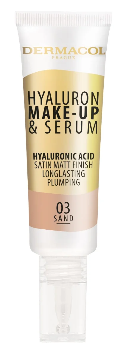 Dermacol Hyaluron make-up and serum č.3 Sand 1×25 g, make-up