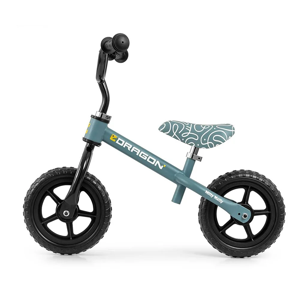 Detský balančný bicykel Milly Mally Dragon denim , 20C58424