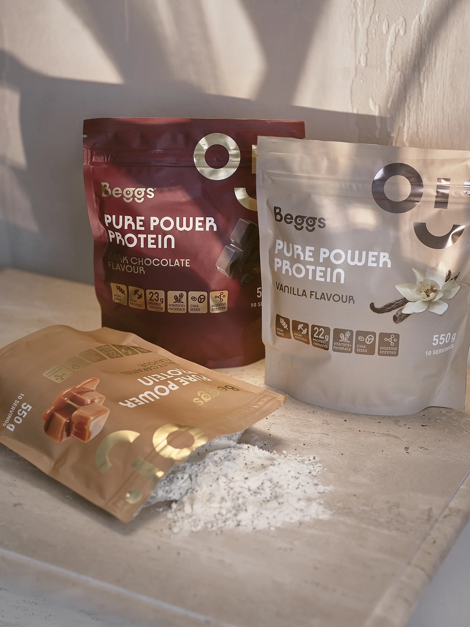 Beggs Pure Power Protein Vanilla 550 g