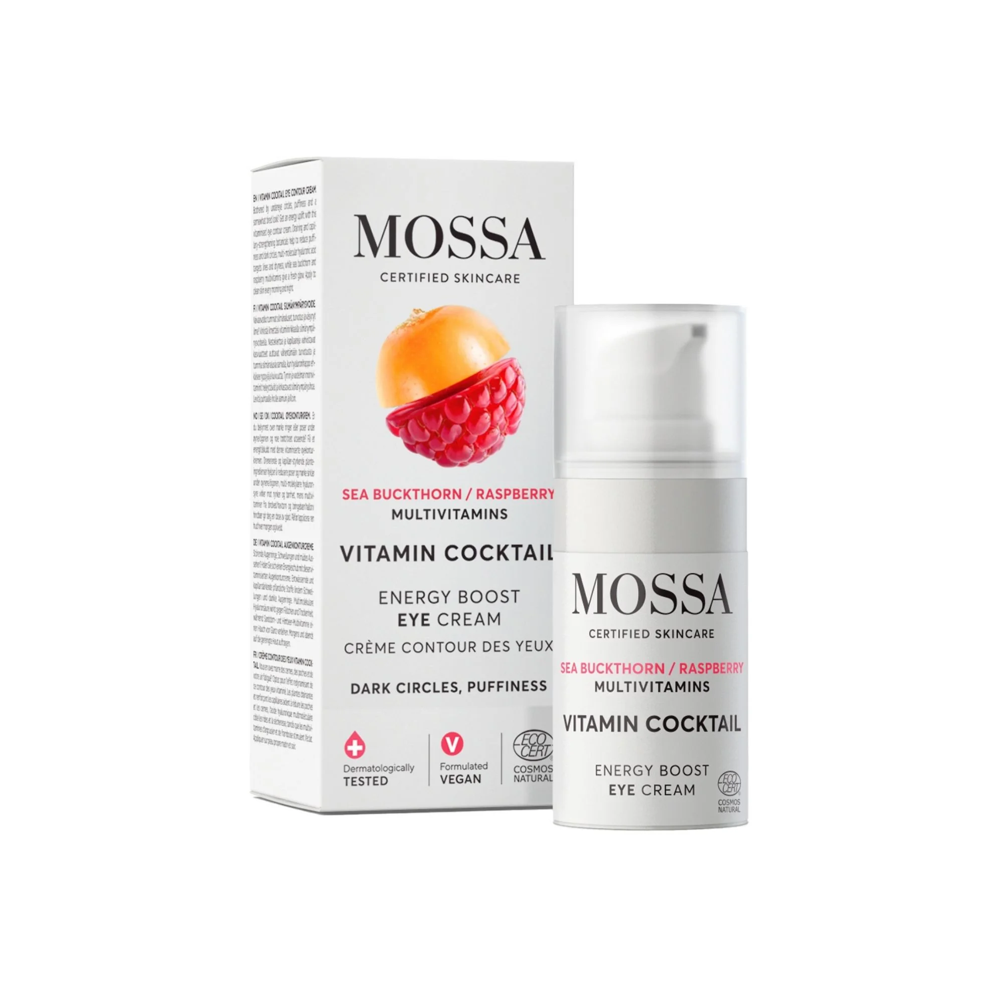 MOSSA Energy intenzívny očný krém, VITAMIN COCKTAIL 15 ml