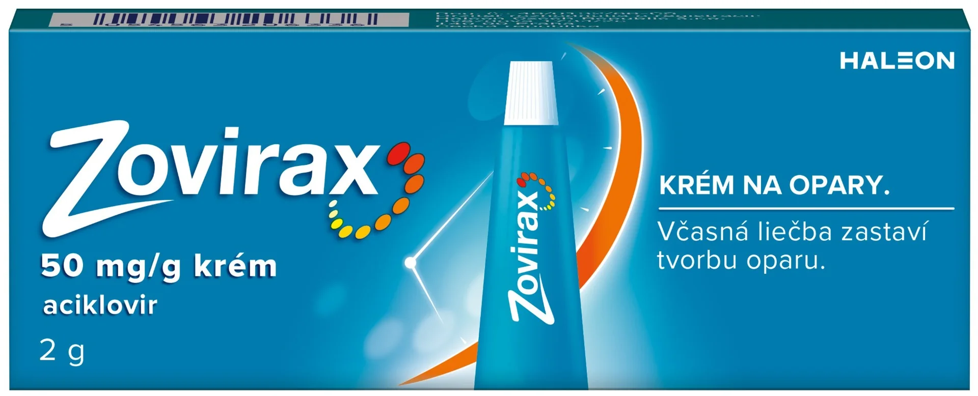 Zovirax krém 2 g 1x2g, liečba oparov na pere s účinnou látkou aciklovirom