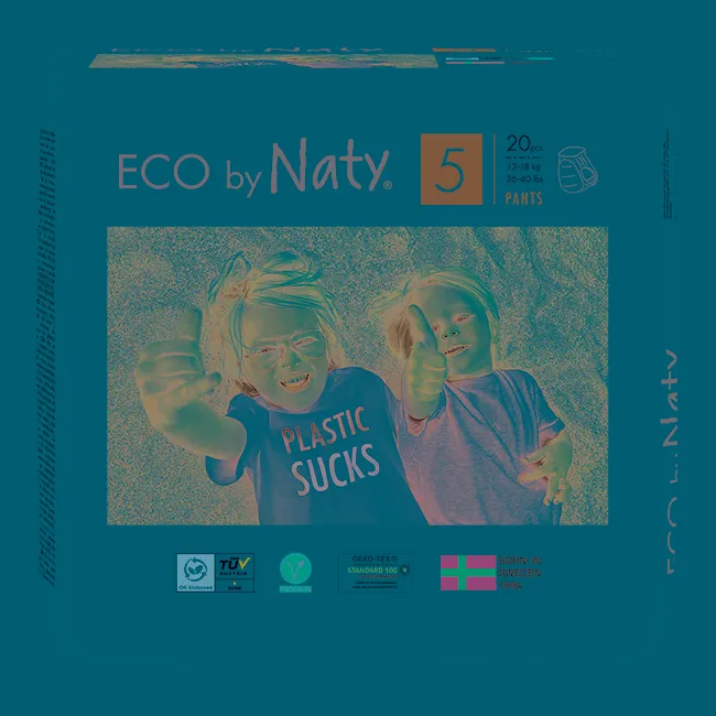 Eco by Naty Naťahovacie plienkové nohavičky Junior 12 - 18 kg 1×20 ks , plienkové nohavičky