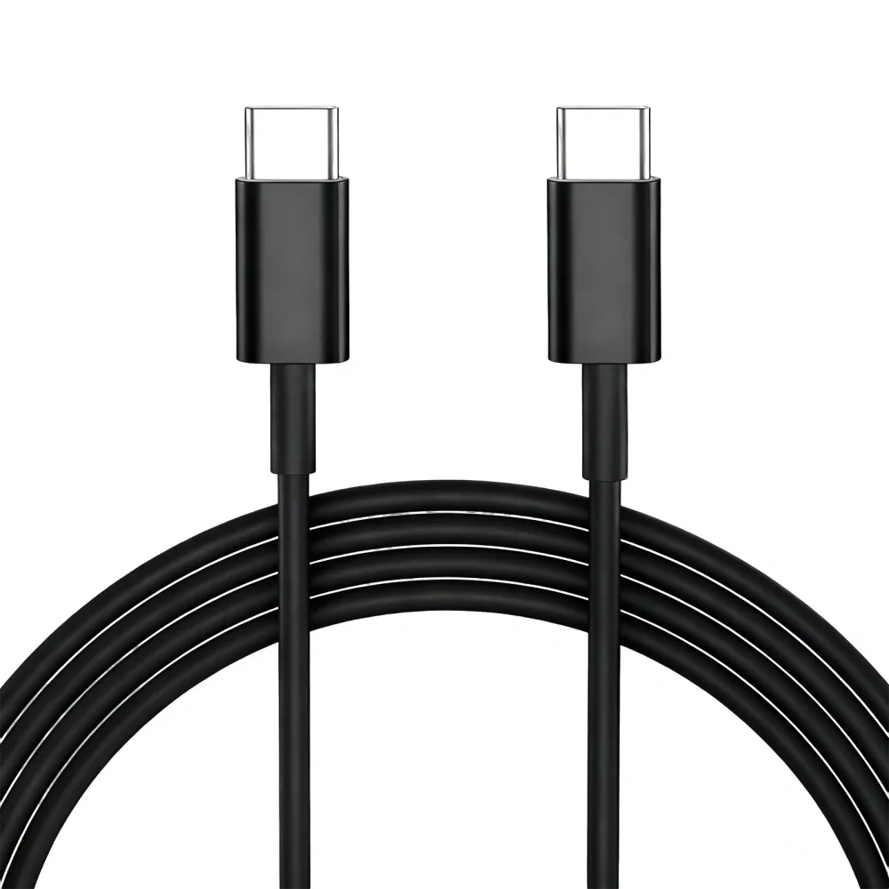 Tech-Protect NCA45W GaN sieťová nabíjačka USB / USB-C 45W PD QC + kábel USB-C, čierna l USB-C, čierna