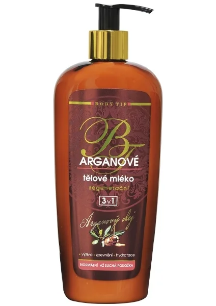 VIVACO Arganové telové mlieko spevňujúce 3v1 1×400 ml, telové maslo