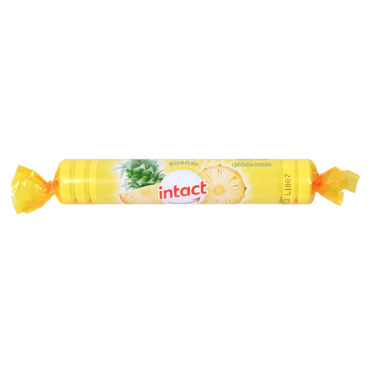 INTACT HROZNOVÝ CUKOR S VITAMÍNOM C 1×40 g, s príchuťou ananásu