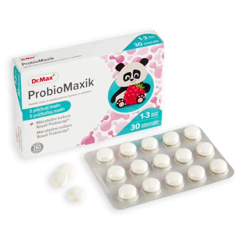 Dr.Max ProbioMaxík 1×30 tbl, cmúľacie tablety