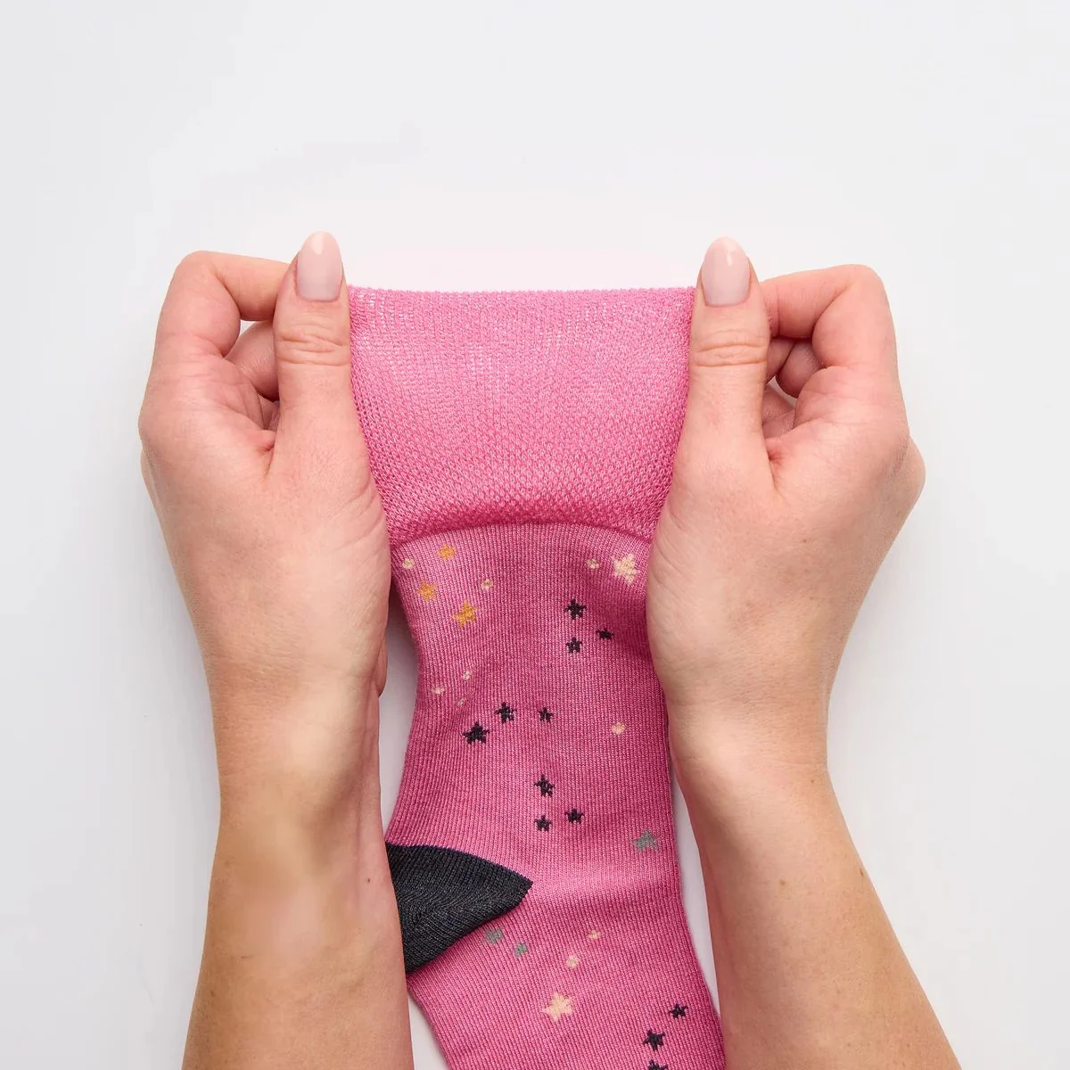 Dámske módne 3 páry Gentle Grip Bambus ponožky STARRY NIGHT Veľkosť ponožiek 37-42