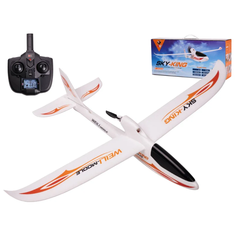 RC vetroň WLtoys Sky King 2.4GHz – oranžový