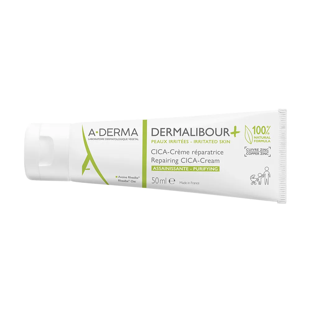 A-DERMA DERMALIBOUR+ Reparačný CICA-Krém 1x50ml, CICA krém