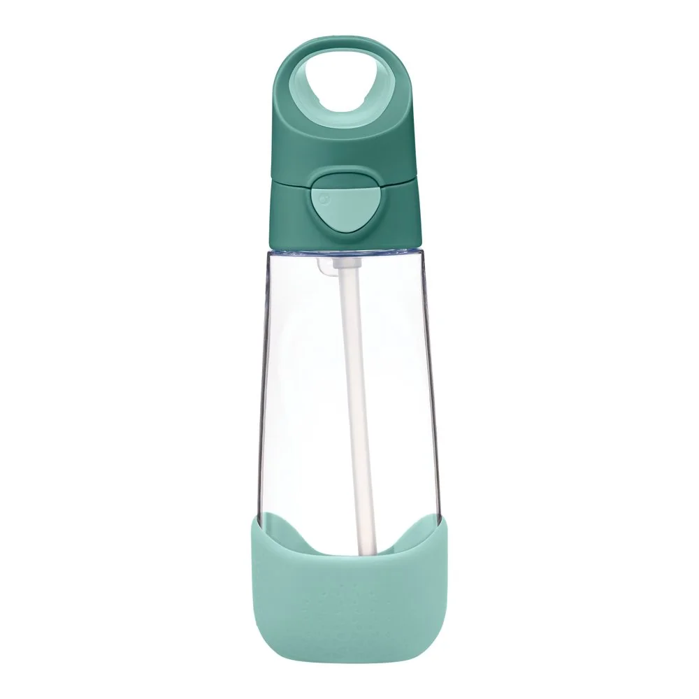 Fľaša na pitie so slamkou 600 ml emerald forest