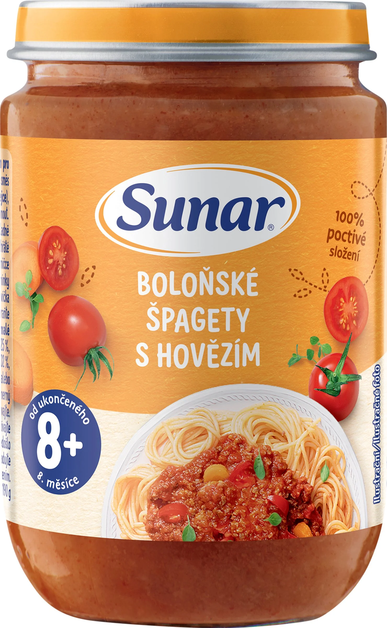 Sunar bolonské špagety s hovädzím 190 g