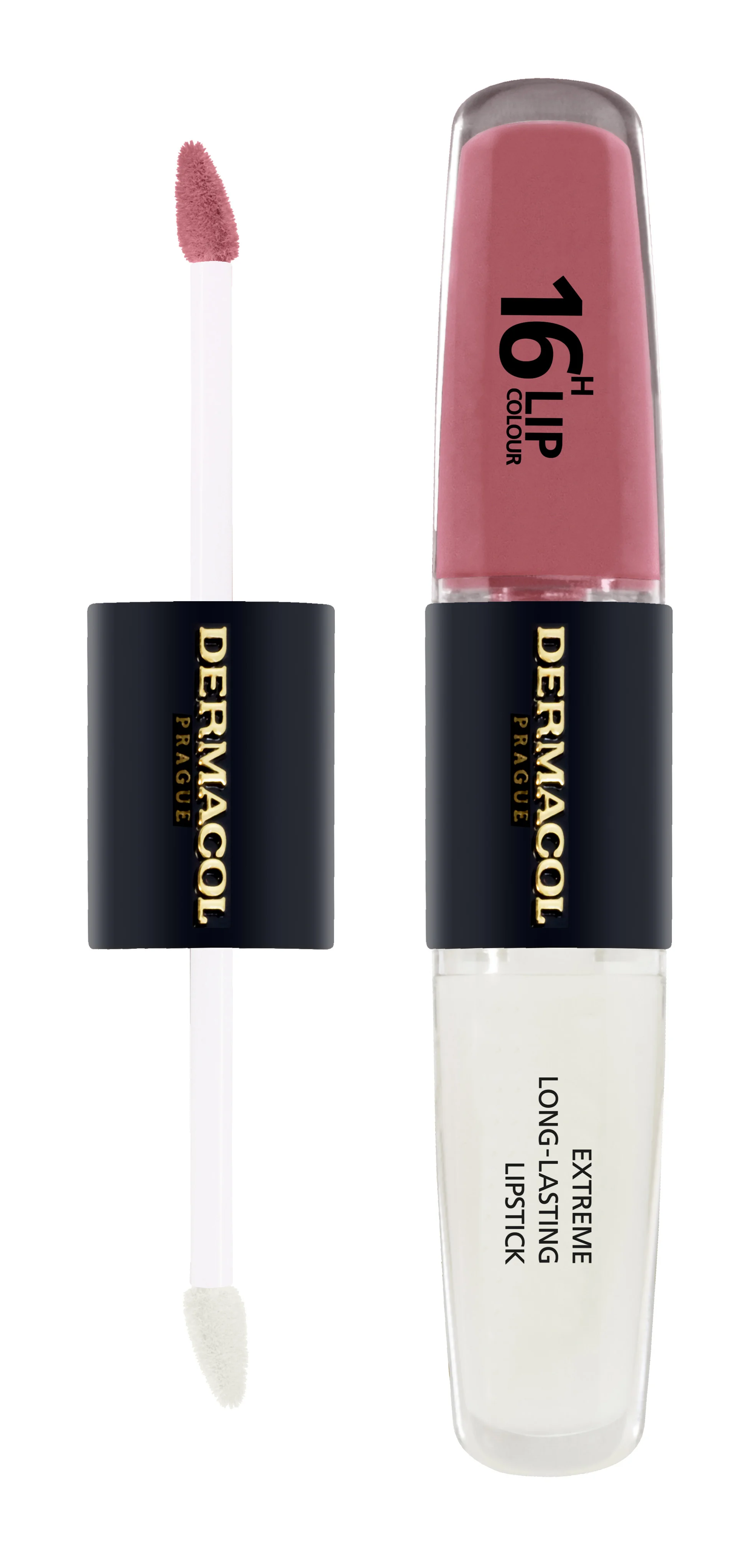 Dermacol 16H Lip Colour č.33 1×4 ml+ 4 ml, rúž a lesk na pery