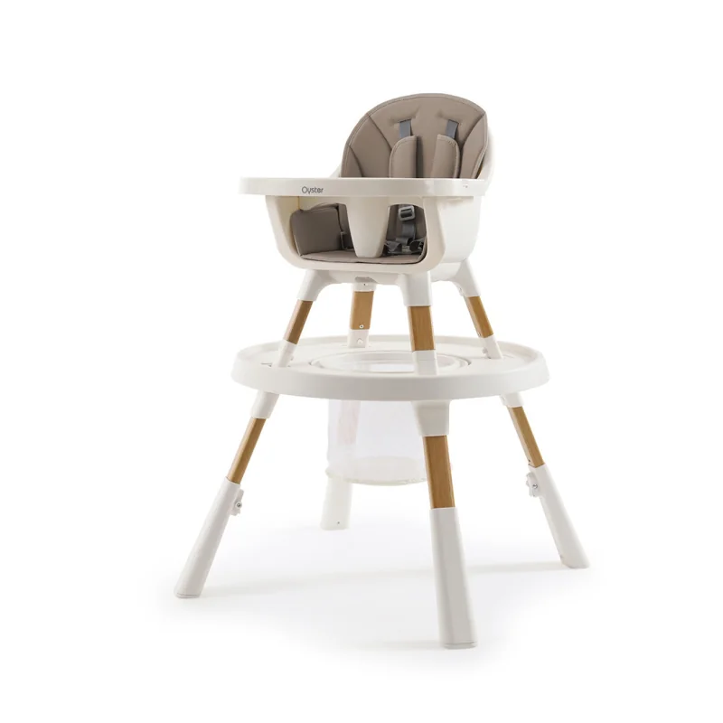 Oyster Home Highchair 4v1 detská jedálenská stolička – Mink (hnedá)