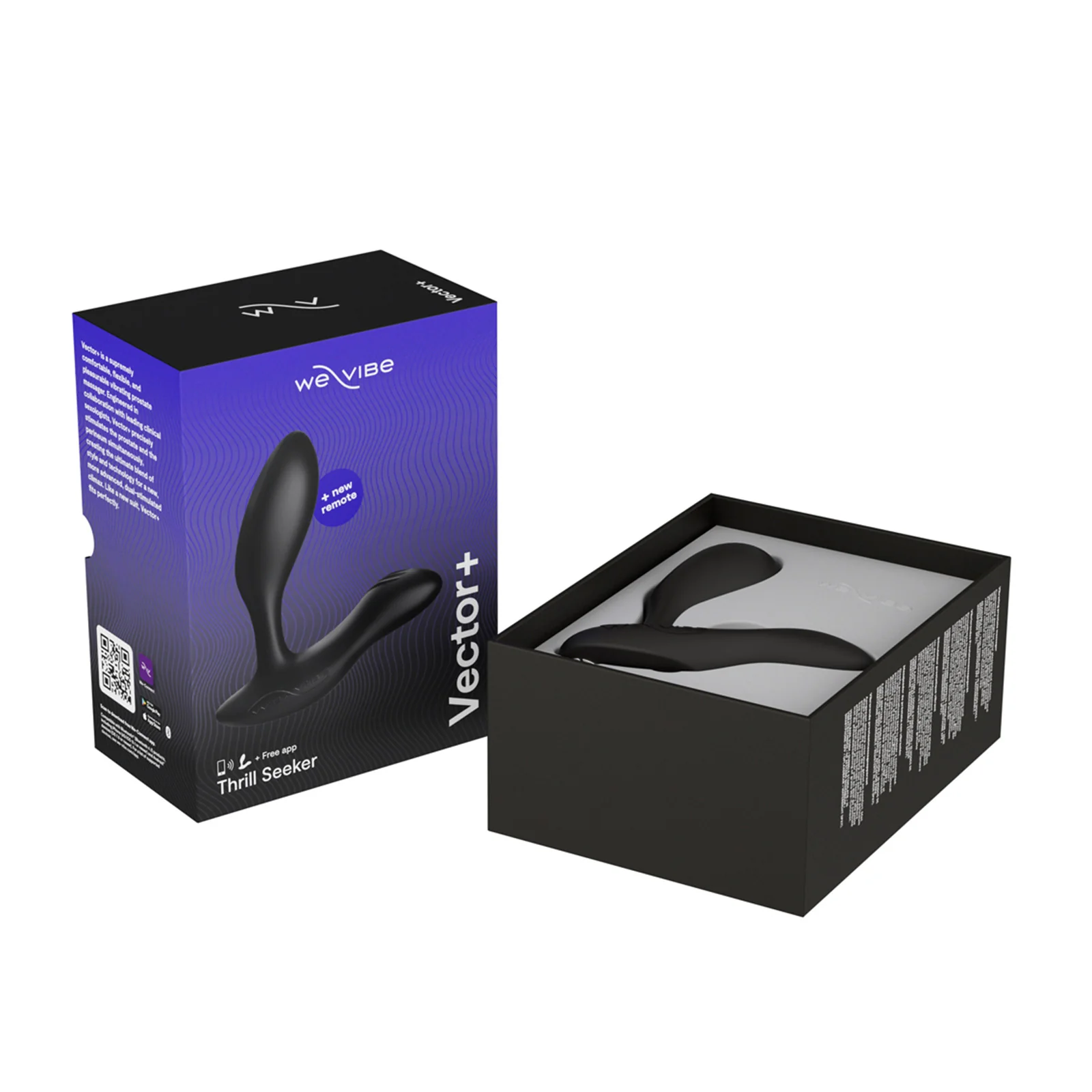 Stimulátor prostaty - We-Vibe Vector+ čierna