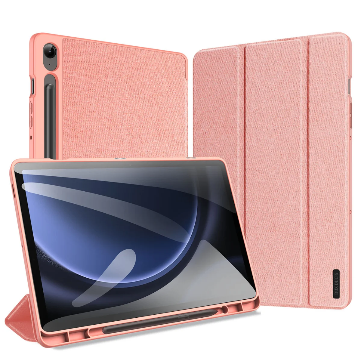 Dux Ducis Domo puzdro na Samsung Galaxy Tab S9 FE Plus ružové