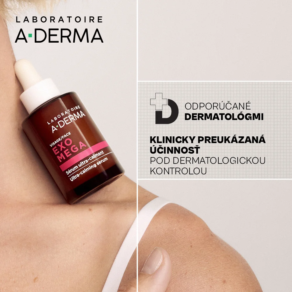 A-DERMA EXOMEGA Ultra upokojujúce sérum 30 ml