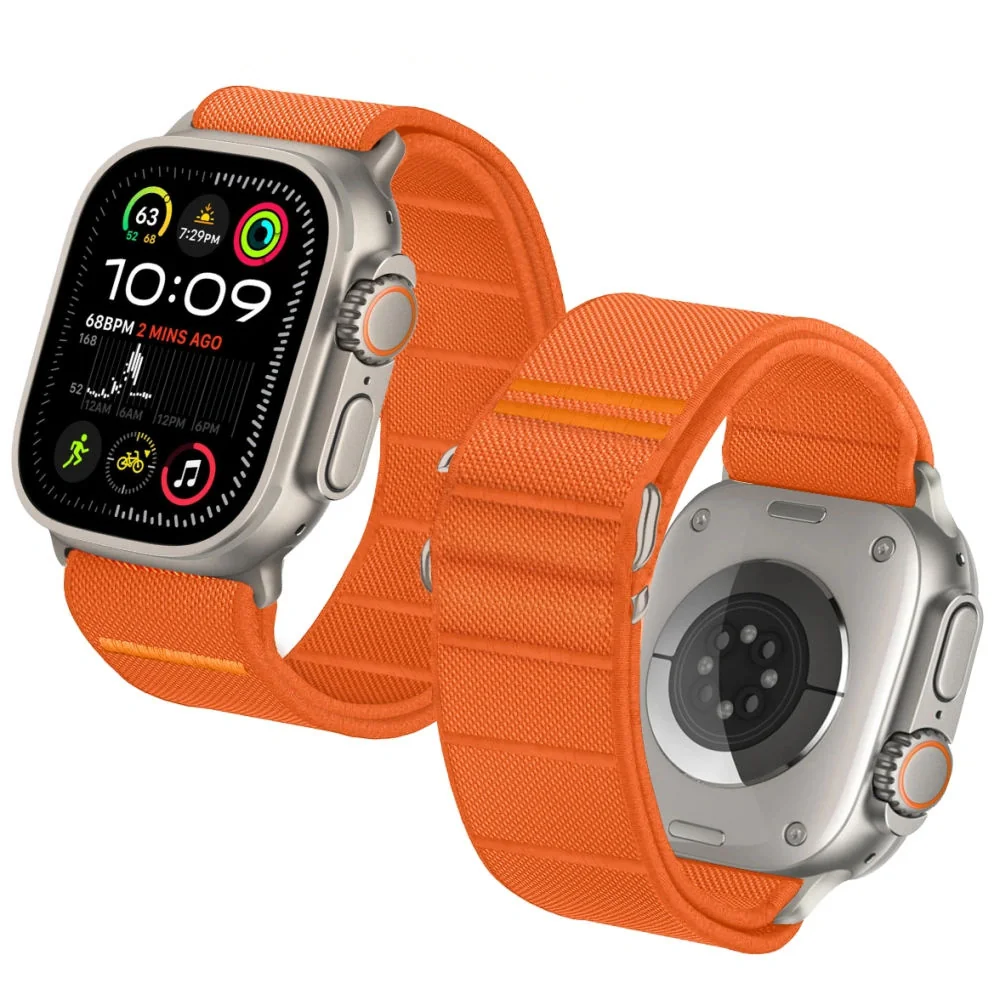 Tech-Protect Nylon Slip remienok na Apple Watch 44/45/46/49mm, orange
