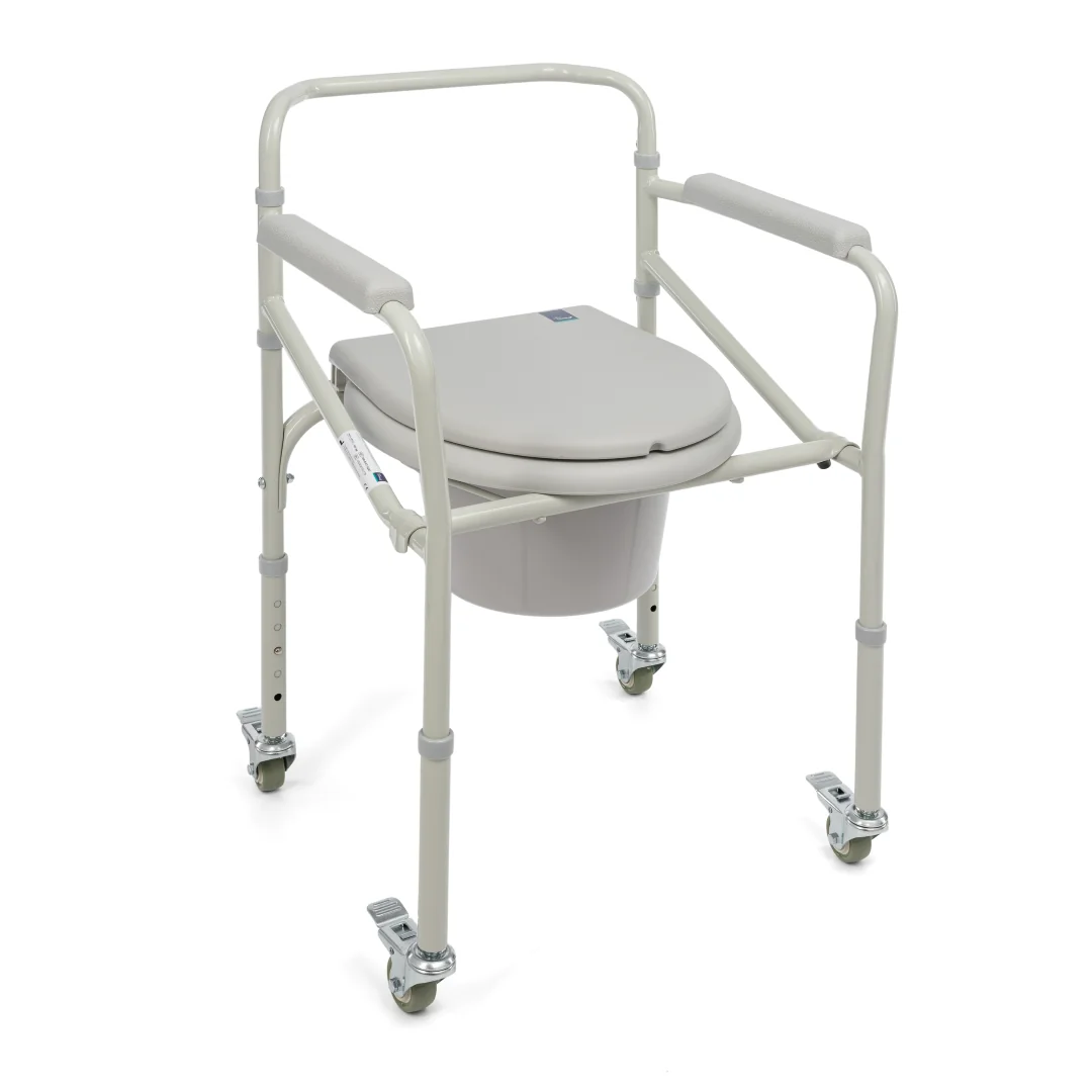 Timago toaletné kreslo s kolieskami TGR-R KT 023C