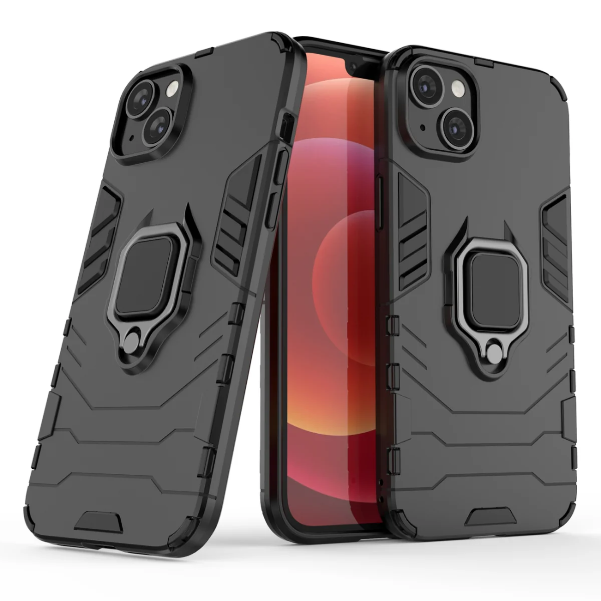 MG Ring Armor kryt na iPhone 14 Pro, čierny
