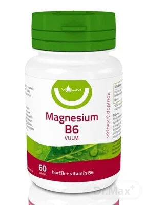 VULM Magnesium B6 1×60 tbl, horčík + vitamín B6