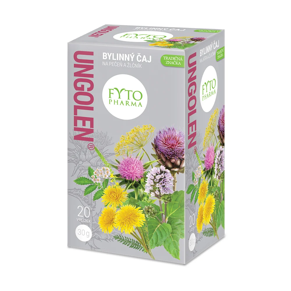 FYTO UNGOLEN Bylinný čaj NA PEČEŇ A ŽLČNÍK 20×1,5 g, čaj