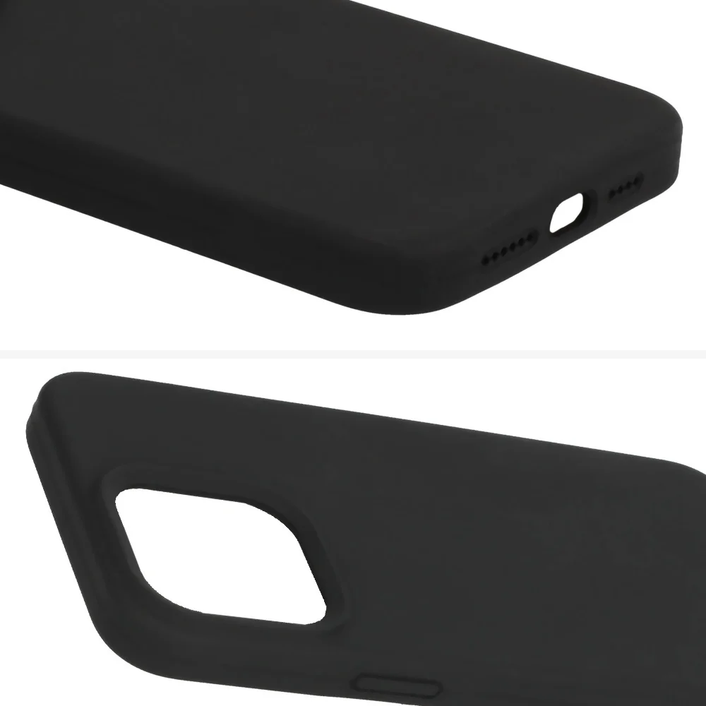 MG Silicone Lite kryt na iPhone 16 Plus, čierny