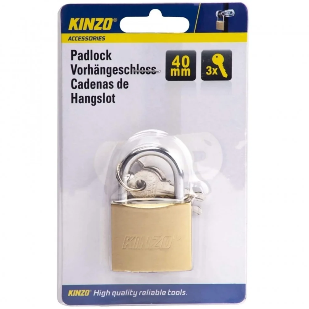 2x Kinzo Visiaci zámok 40mm-Kinzo