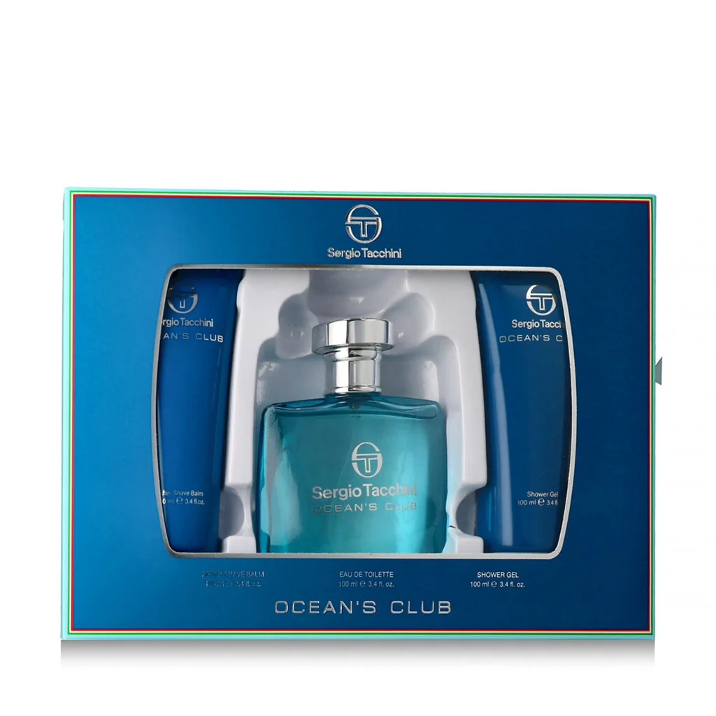 Sergio Tacchini Ocean's Club darčeková sada pre mužov EDT 100 ml