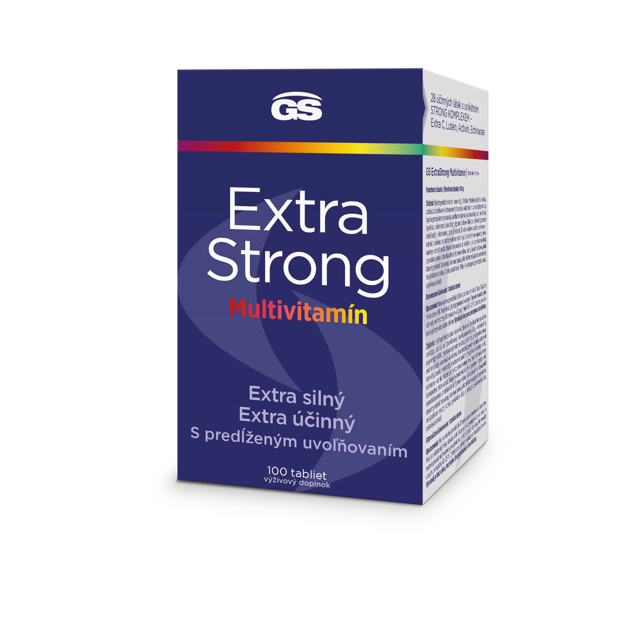 GS Extra Strong Multivitamín, 100 tbl 1×100 tbl, výžívový doplnok