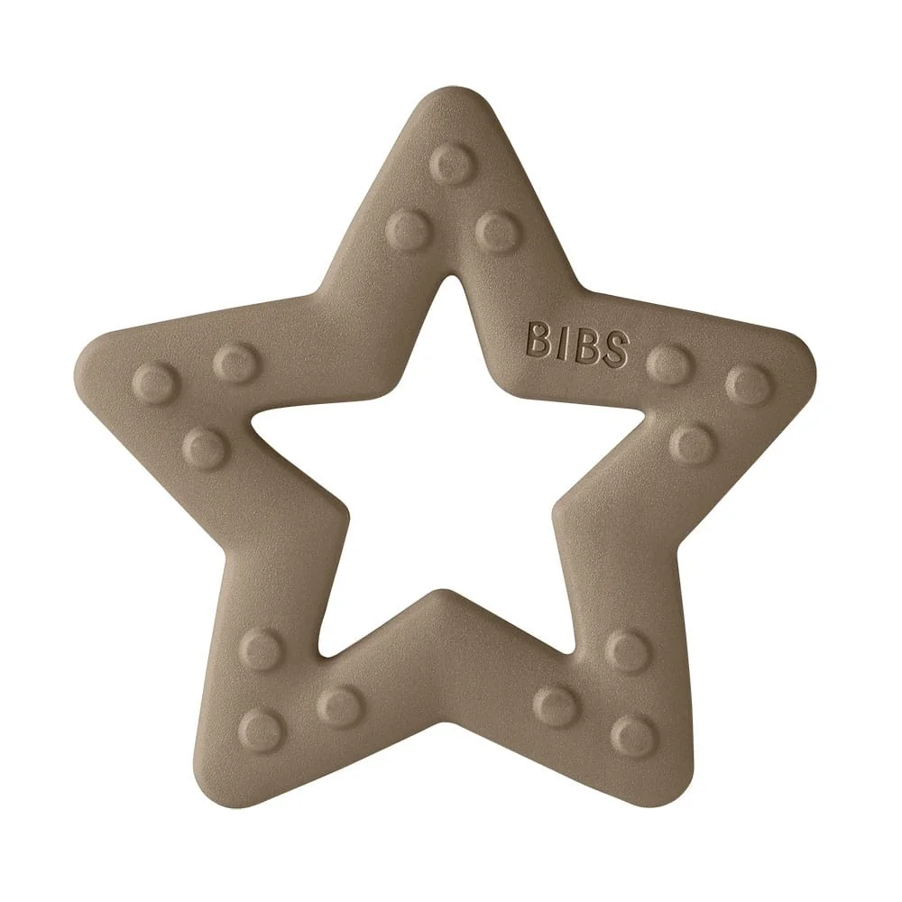 BIBS Baby Bitie hryzátko - Star Dark Oak Star - Dark Oak