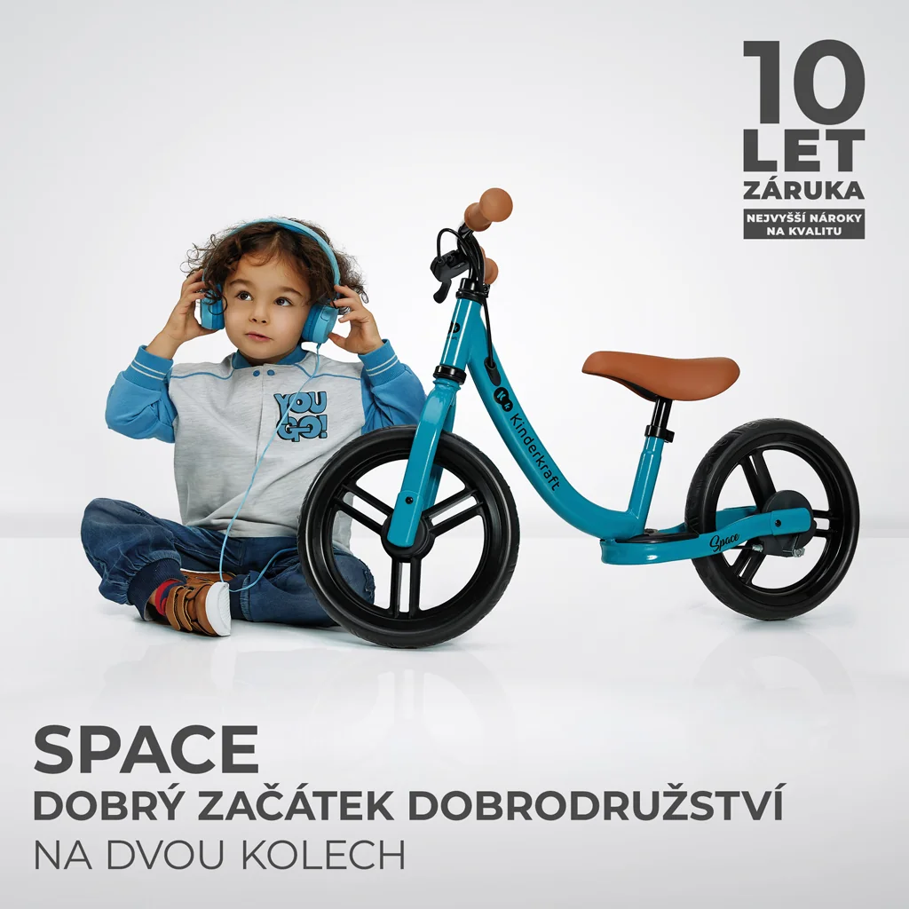 KINDERKRAFT Odrážadlo Space Deep blue 1×1 ks, odrážadlo