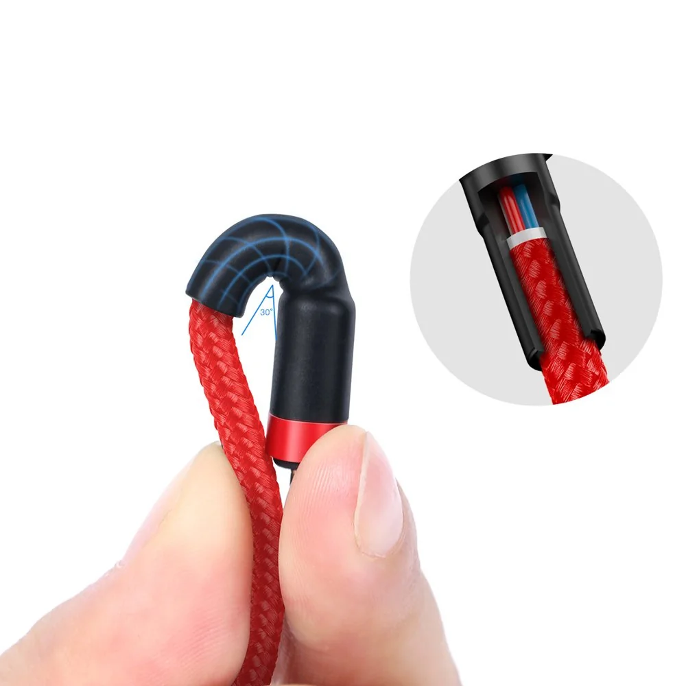 Baseus Cafule kábel USB-C / USB-C 60W QC 3.0 2m, červený