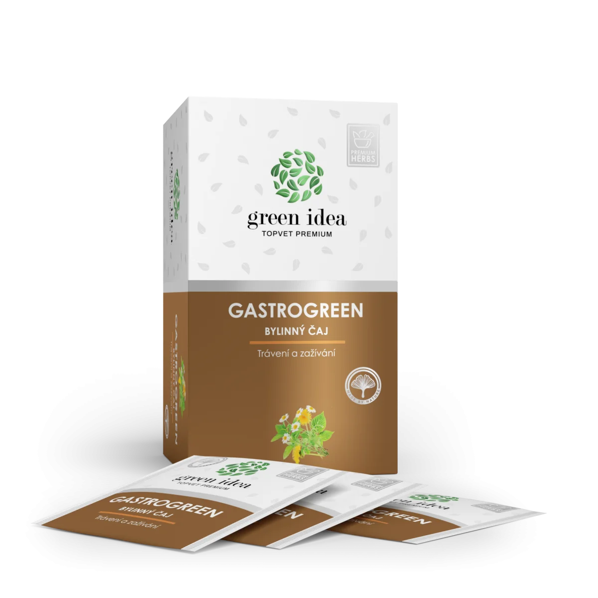 Herbex Gastrogreen - bylinný čaj 20 vrecúšok - Green idea