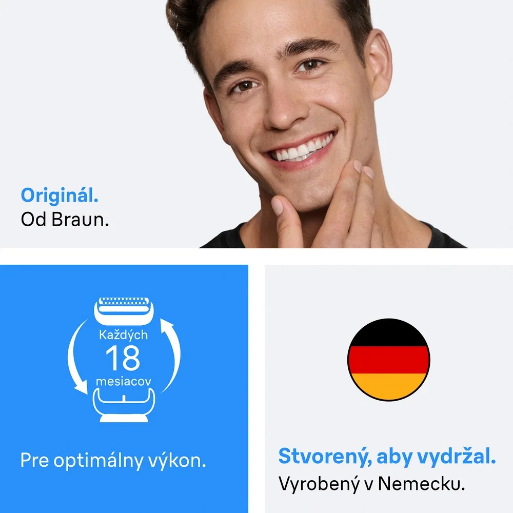 Braun Series 3+ náhradná hlavica pre elektrický holiaci strojček, 32B 1 ks