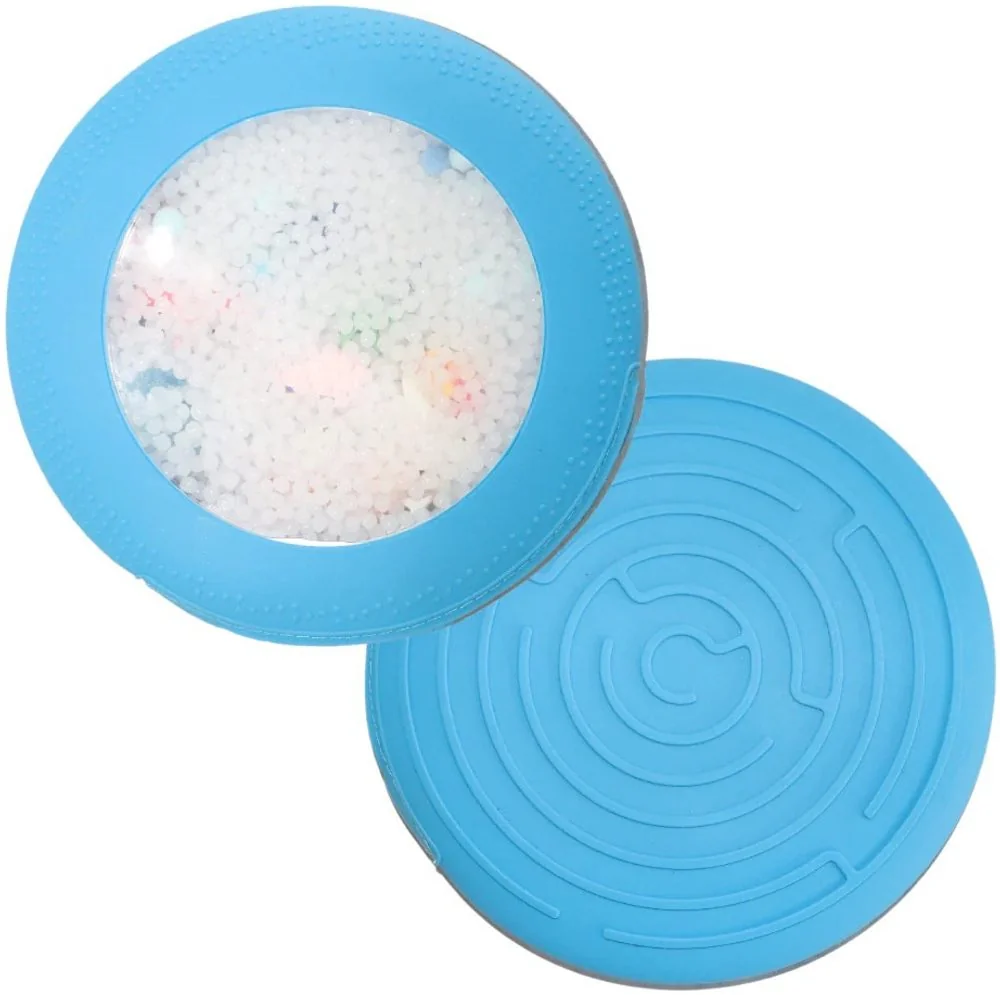 Senzorický disk Peekaboo pláž, silikónová hračka